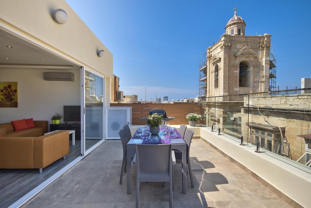 Valletta Luxe 3-Bedroom Duplex Penthouse With Sea View Terrace And Jacuzzi Экстерьер фото